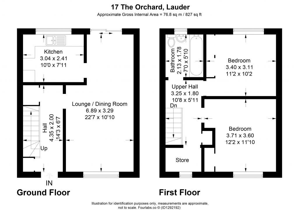 17 The Orchard, Lauder, TD2 6QE floorplan