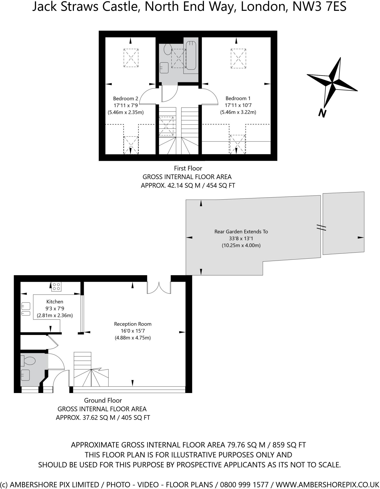 Jack Straws Castle, North End Way, London, NW3 floorplan