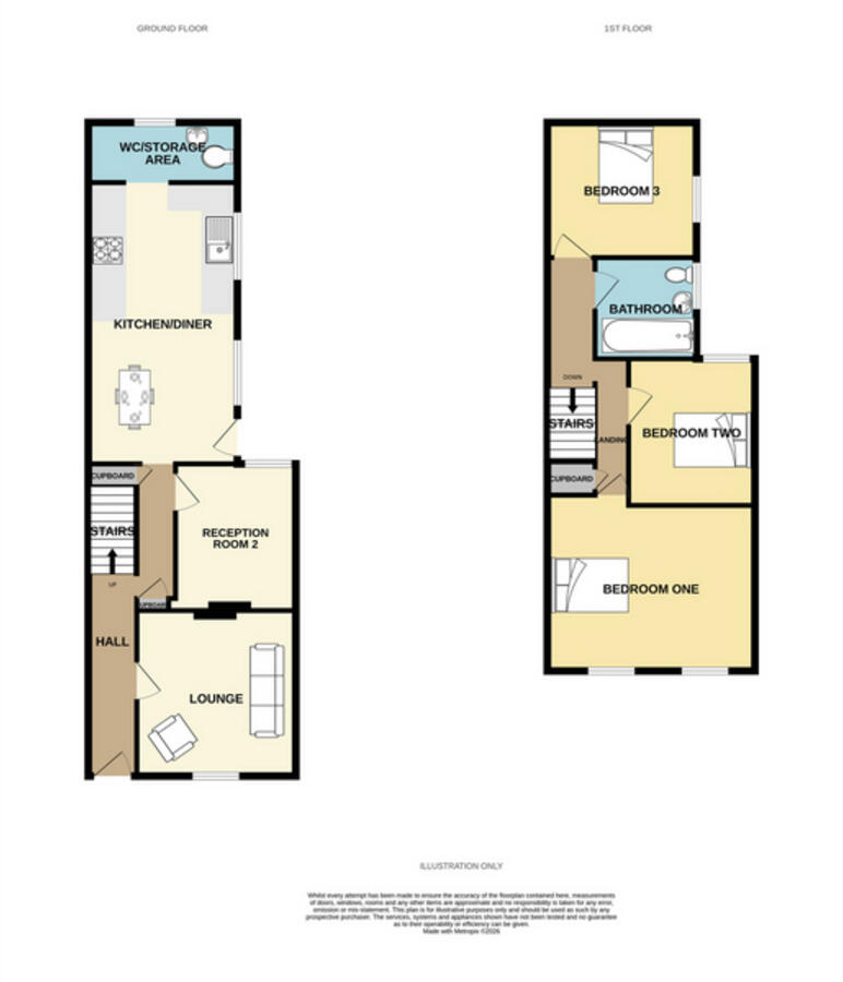 Olive Road, Great Yarmouth floorplan