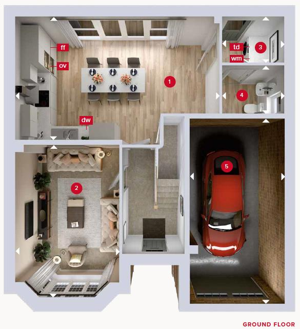 The Oxford Lifestyle, Hazel Park, Stevenage floorplan