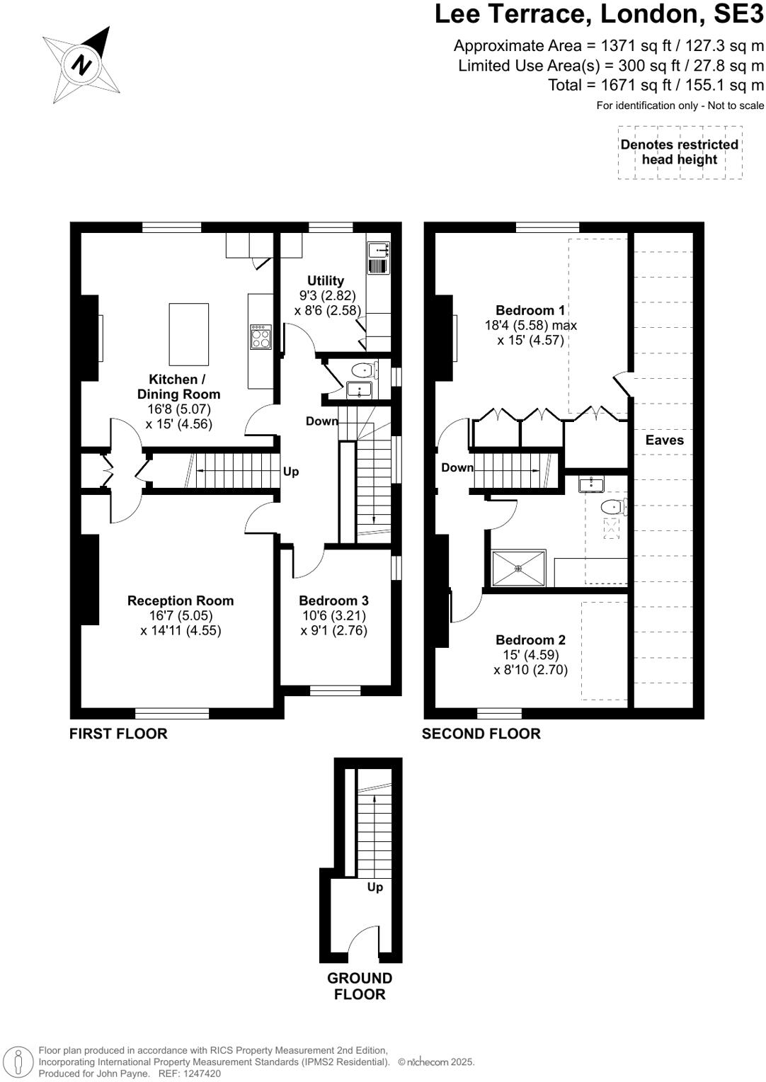 Lee Terrace, London floorplan