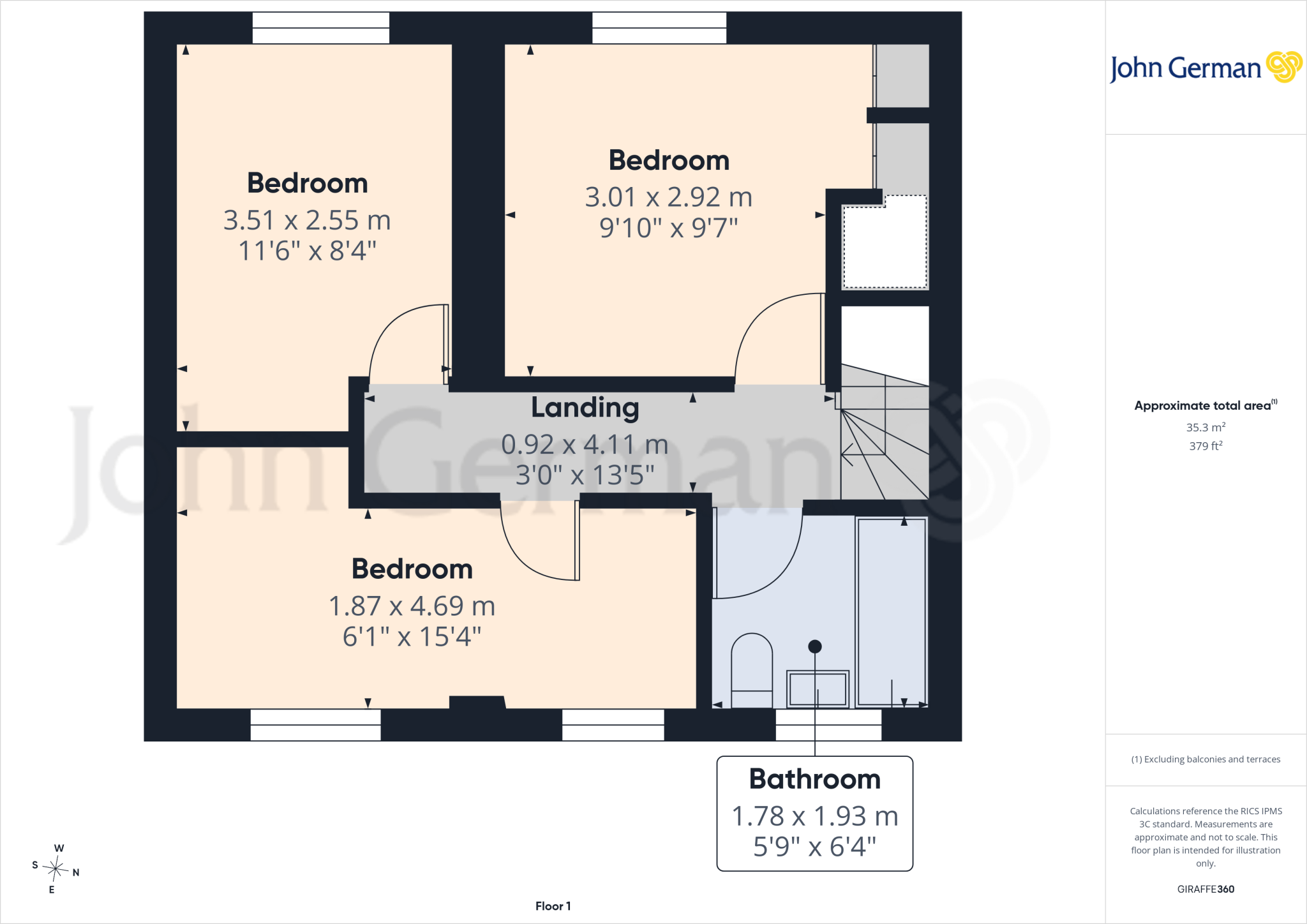 Ash Grove, Hathern floorplan