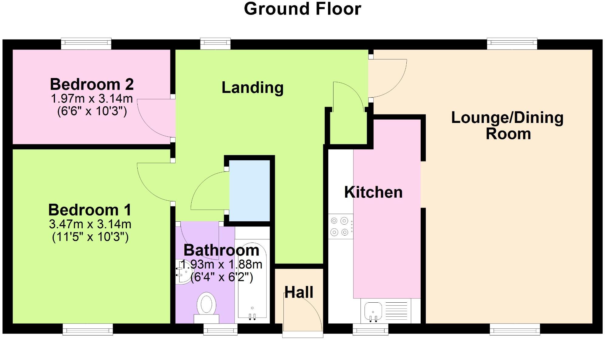 Farriers Court, Botolph Green, Peterborough, Cambridgeshire, PE2 floorplan