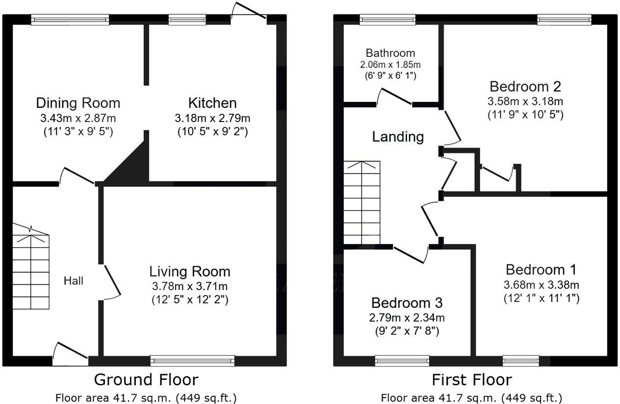 Unitt Road, Quorn, Loughborough, Leicestershire, LE12 floorplan