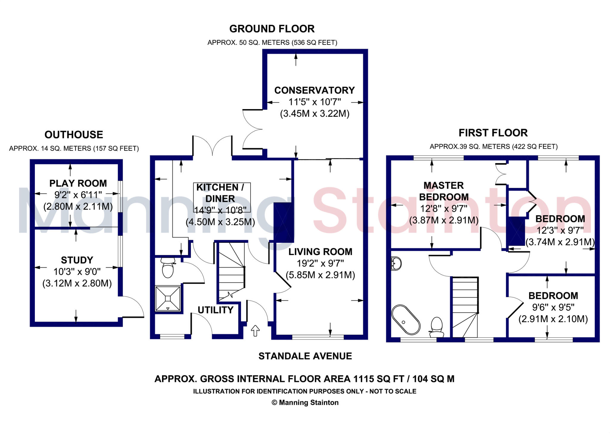 Standale Crescent, Pudsey, West Yorkshire floorplan