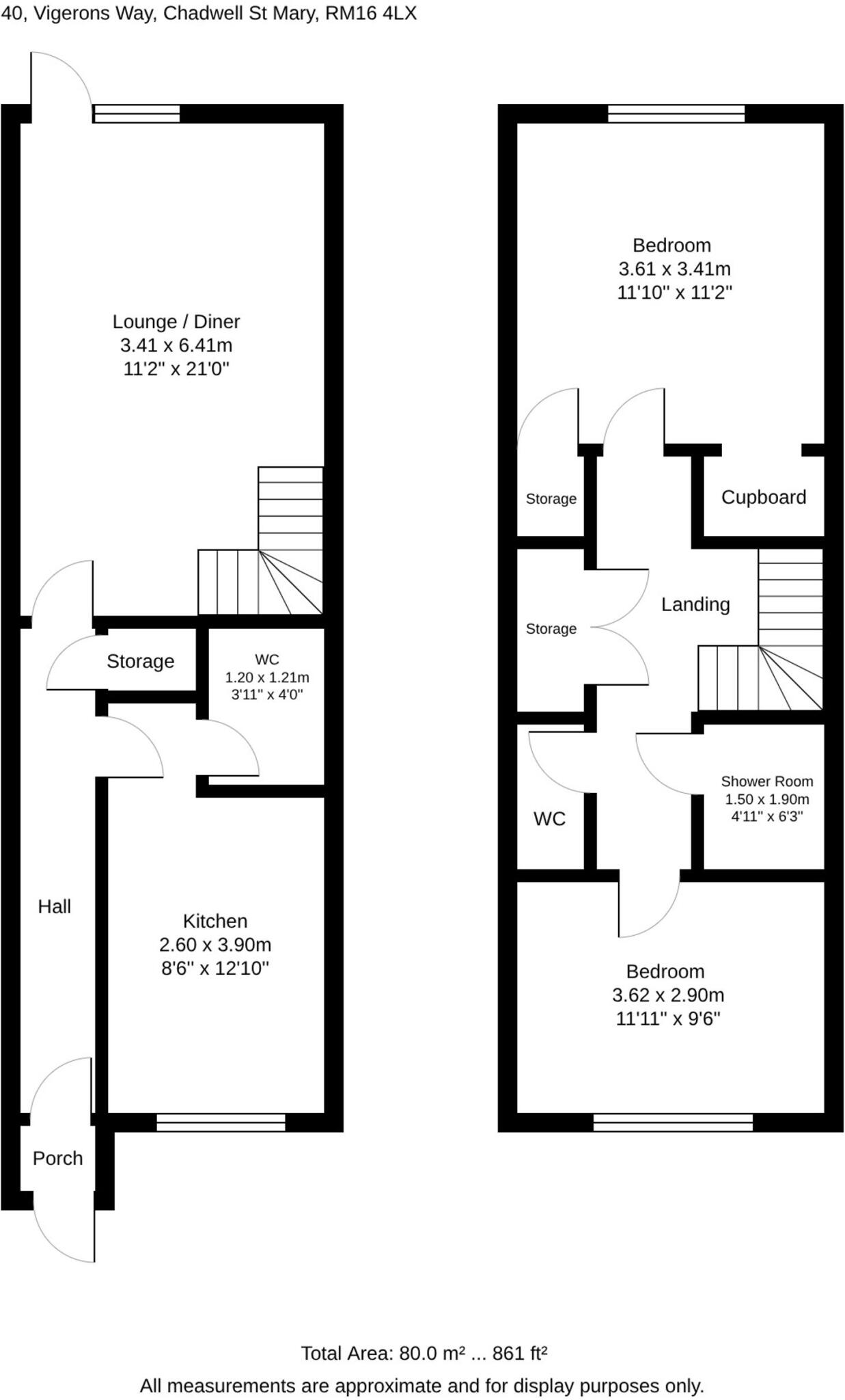 Vigerons Way, Grays, RM16 floorplan