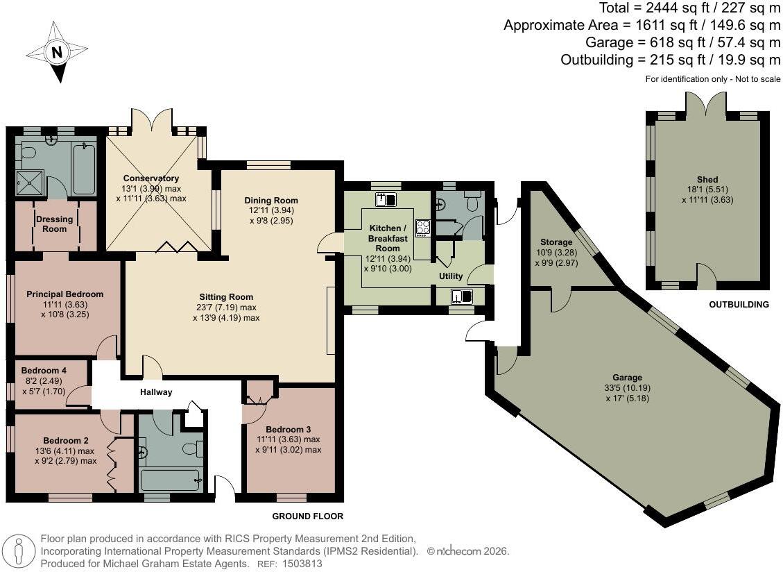 Church Walk, Harrold, Bedfordshire, MK43 floorplan