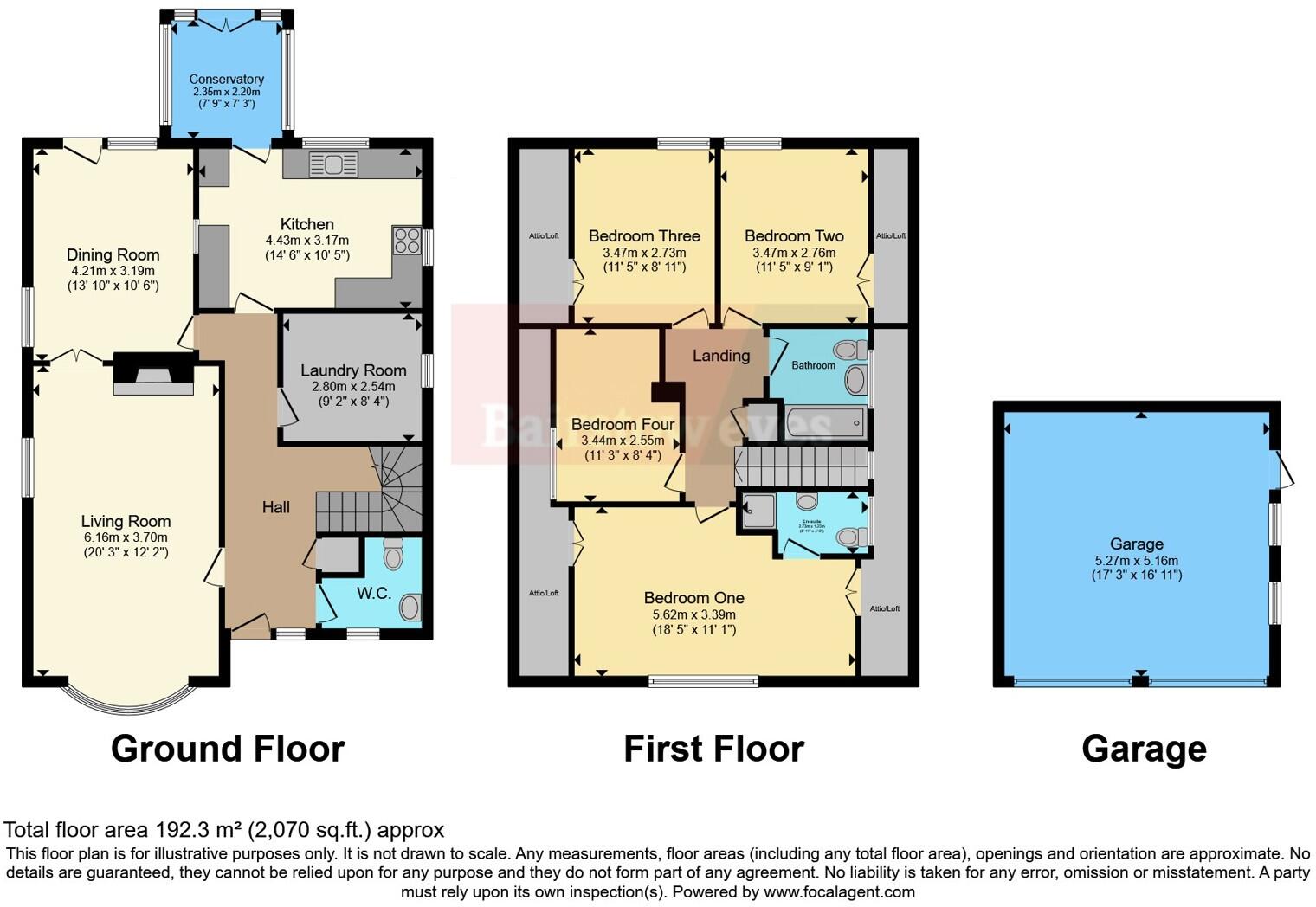 Landermere Road, Thorpe-le-Soken, Clacton-on-Sea, Essex, CO16 floorplan