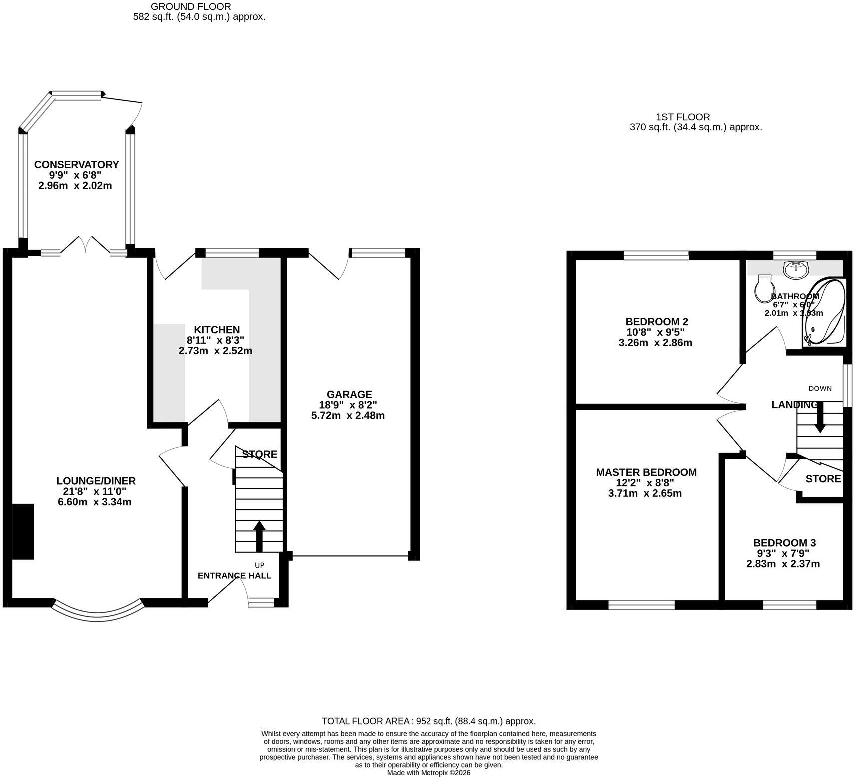 Ashover Road, Newhall, DE11 floorplan