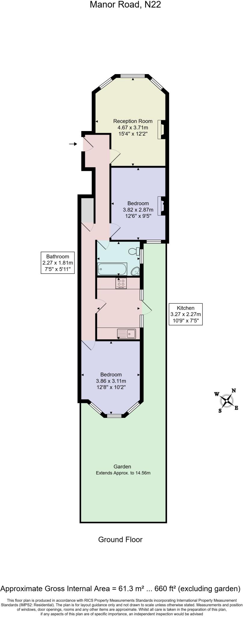 Manor Road, London, N22 floorplan