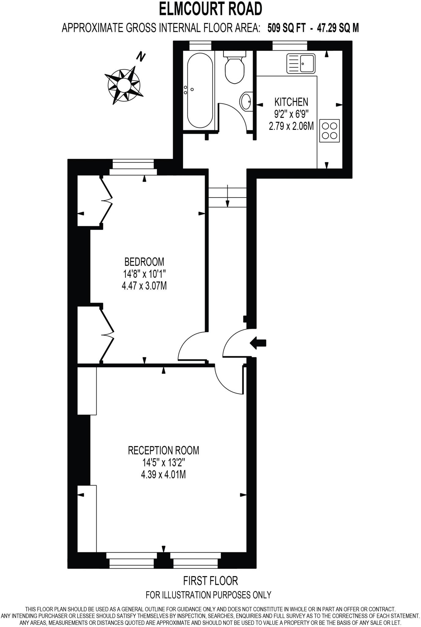 Elmcourt Road, Tulse Hill floorplan