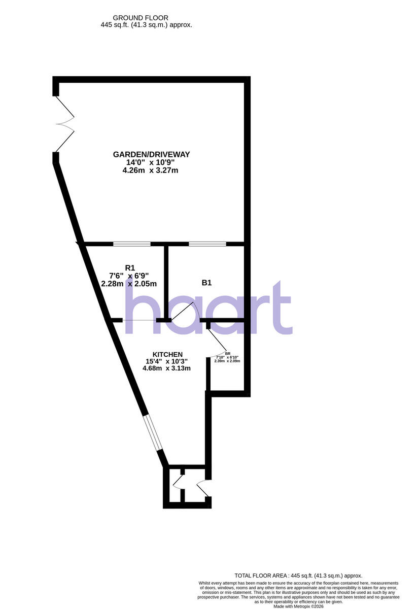 Haldan Road, London floorplan
