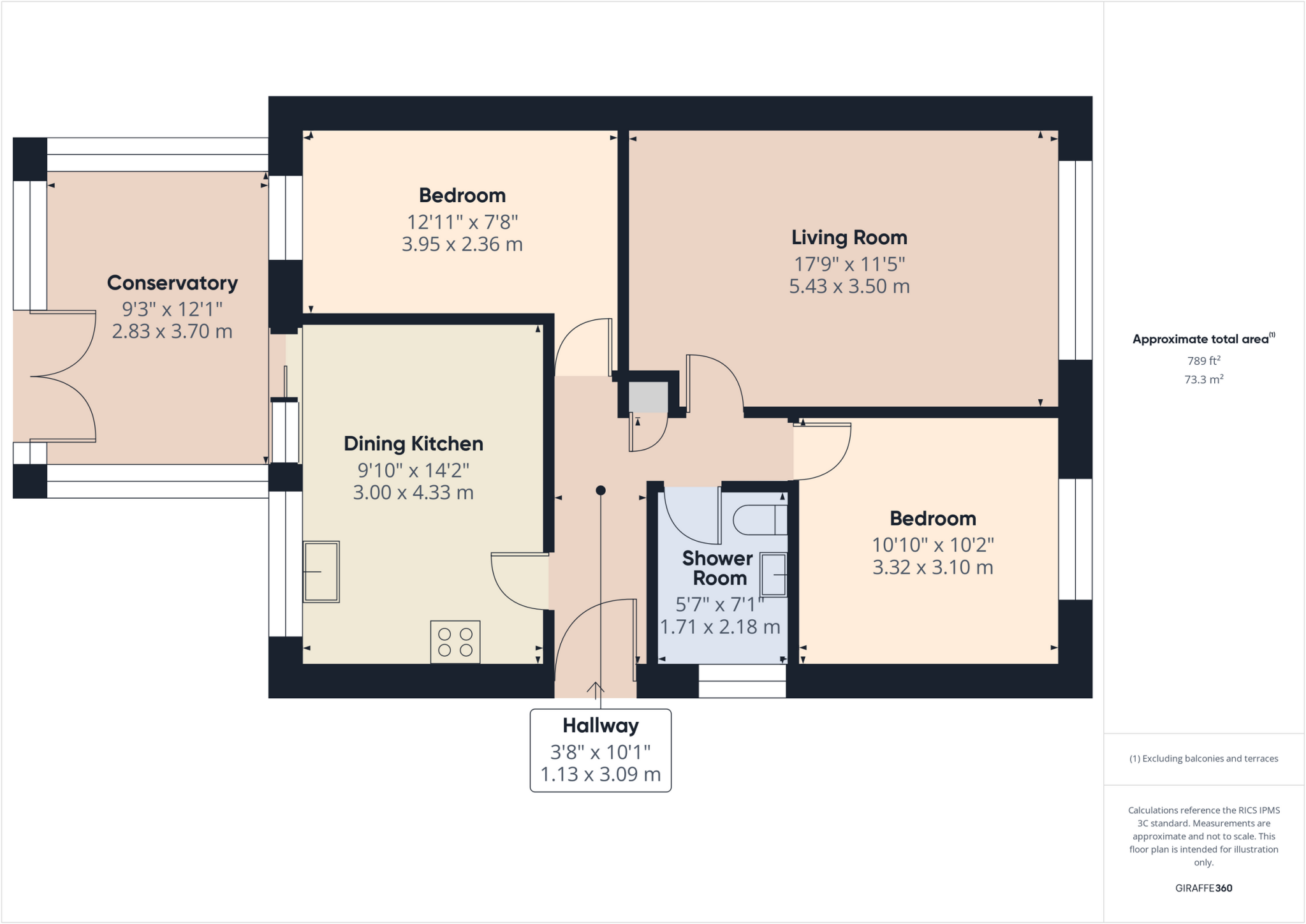 Eland Close, Spondon floorplan