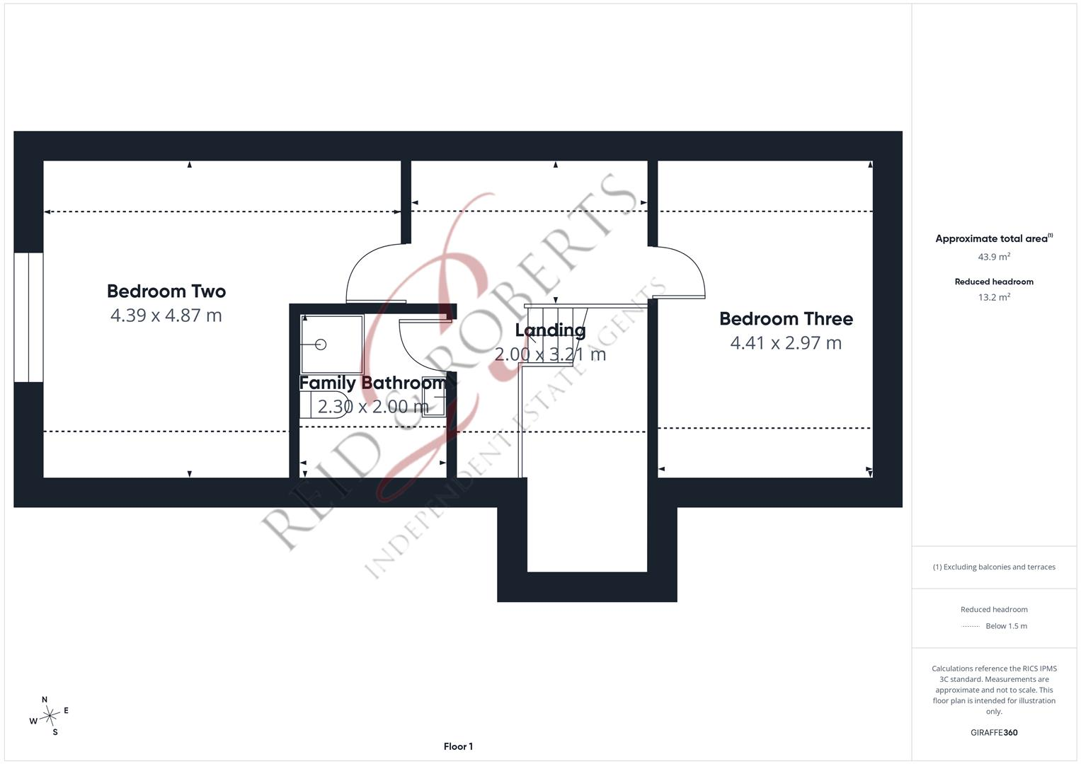 Ffordd Uchaf, Gwynfryn, Wrexham floorplan