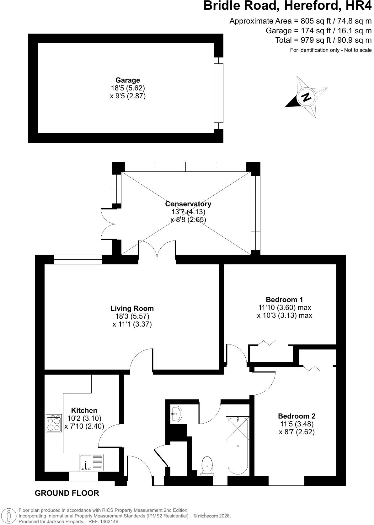 Bridle Road, Hereford, Herefordshire floorplan