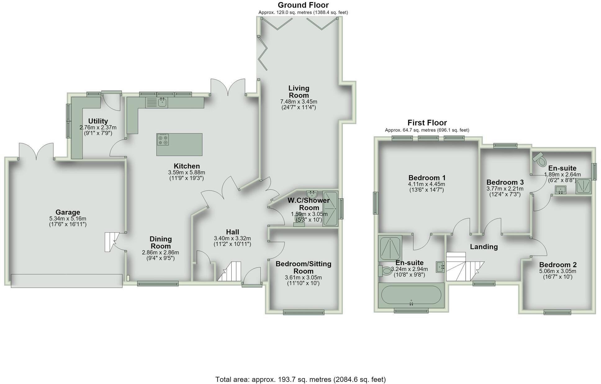 Burntwood Road, Buckley, CH7 floorplan