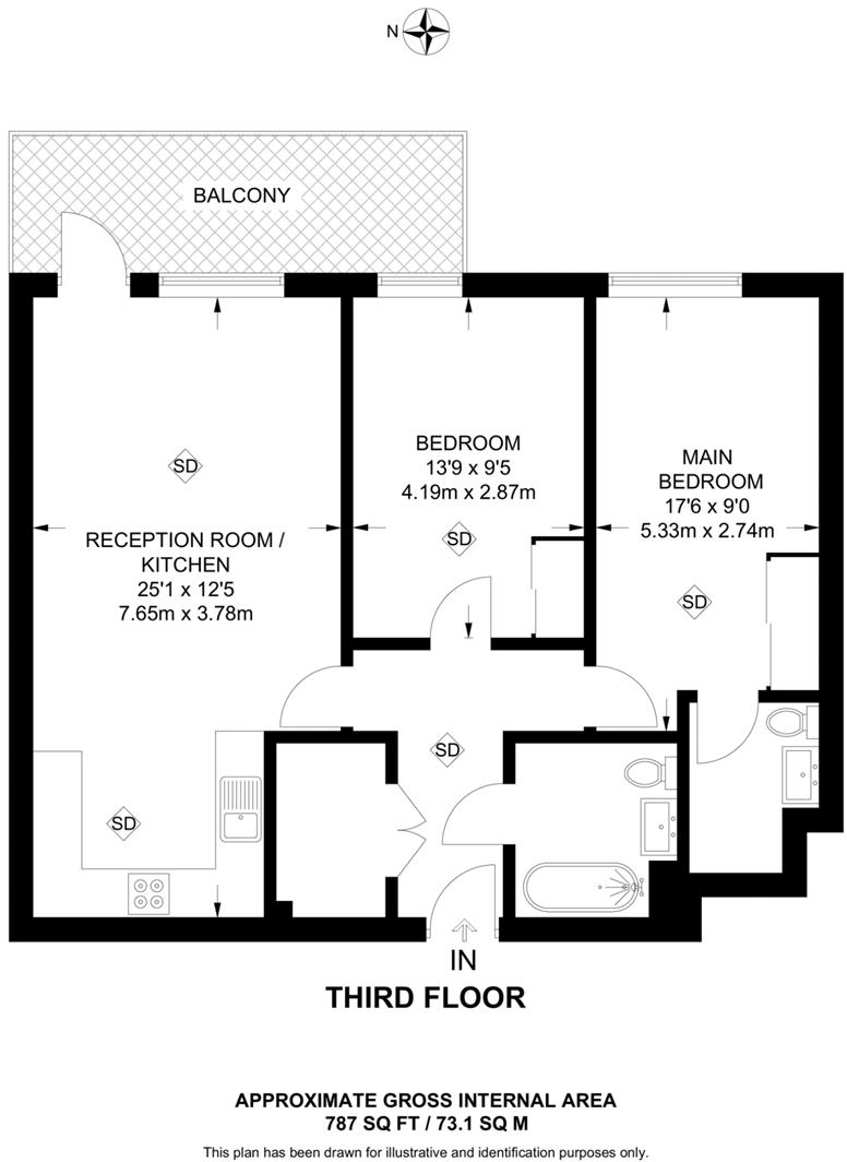Hargrave Drive, Harrow floorplan