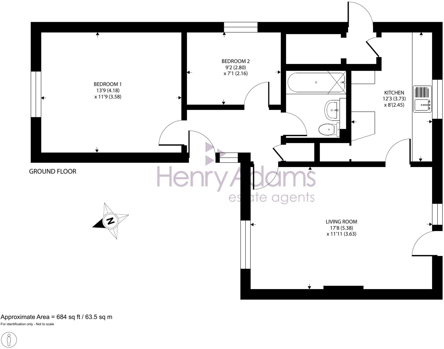 St. Hildas Close, Selsey, PO20 floorplan