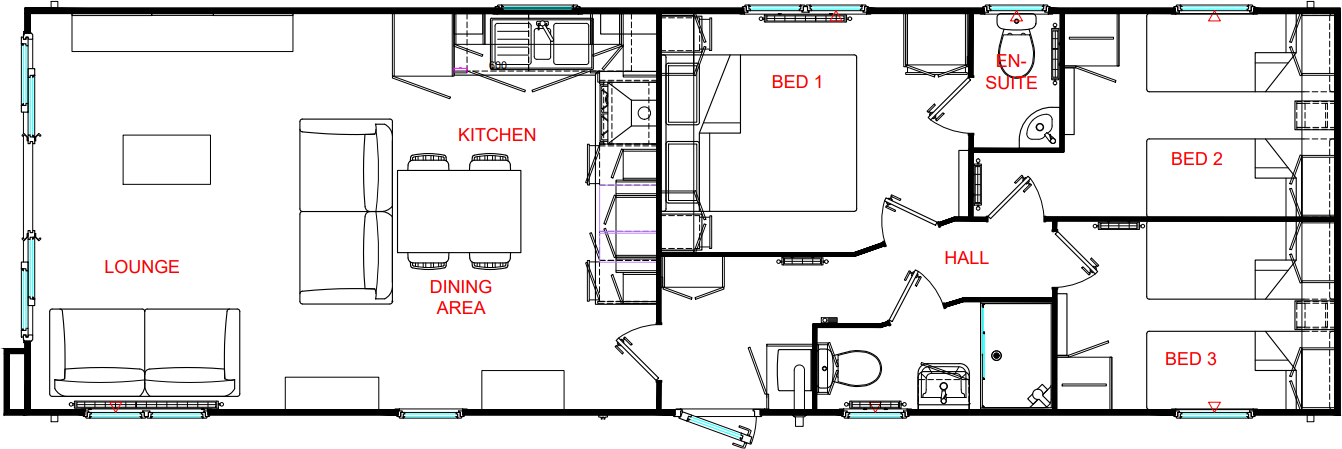 Forest Town, Mansfield, NG19 0JP floorplan