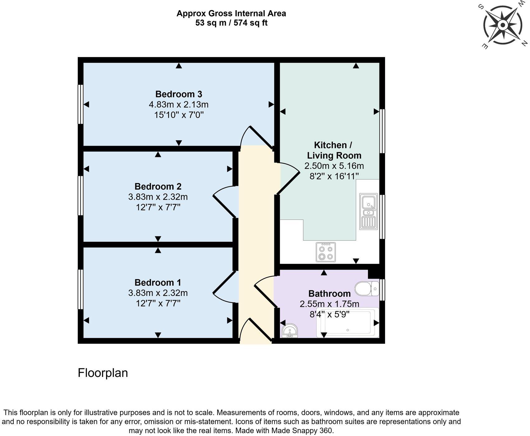 Victoria Road, Exeter, EX4 floorplan