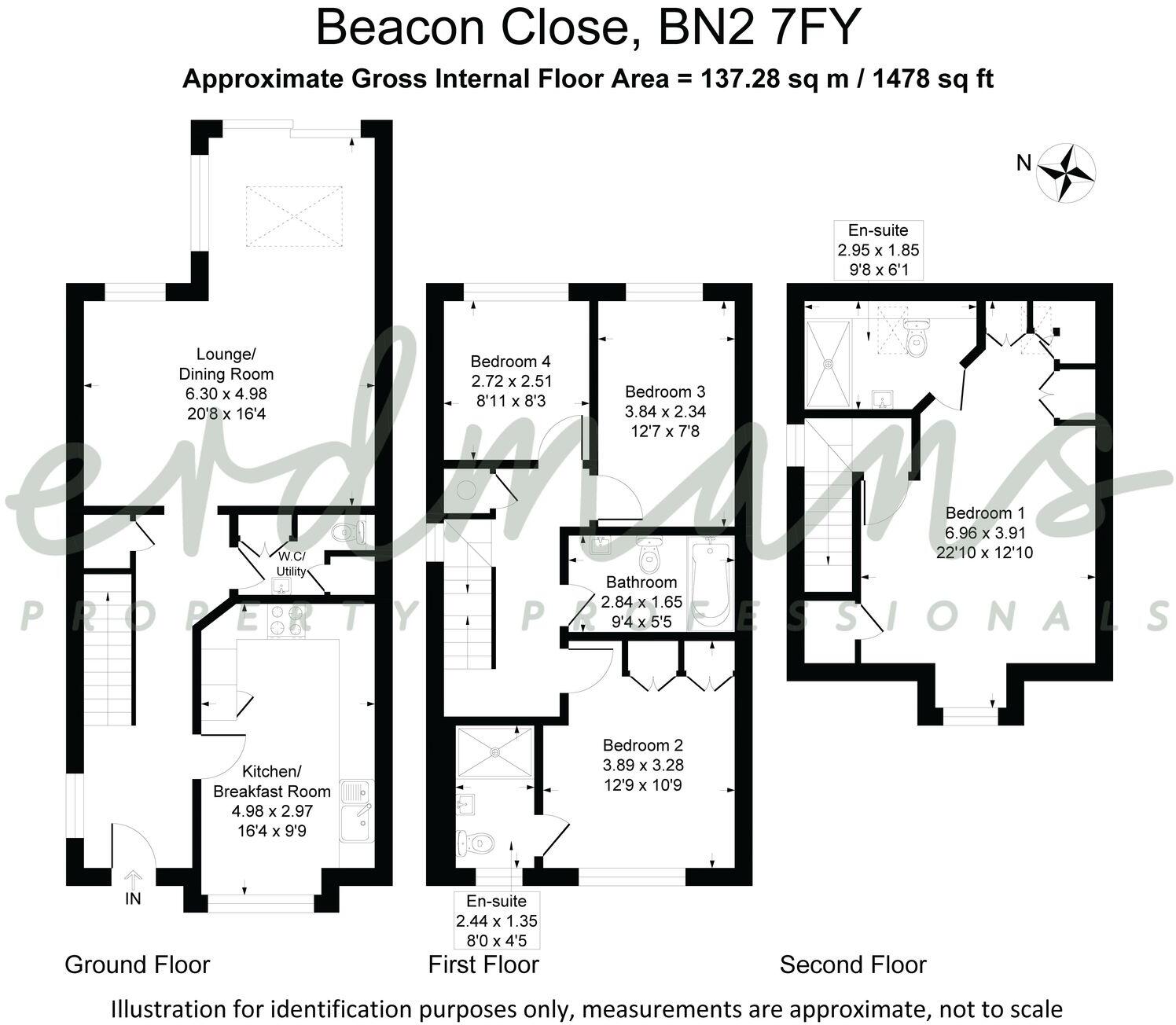 Beacon Close, Rottingdean, BN2 floorplan