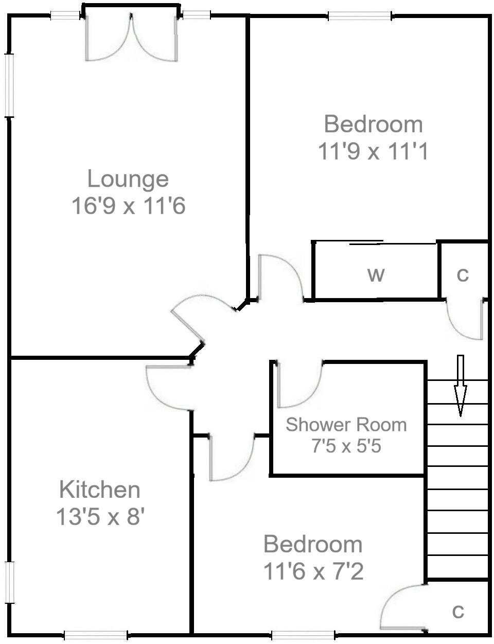 Milne Court, Cambusnethan Street, Cambusnethan, Wishaw, North Lanarkshire floorplan