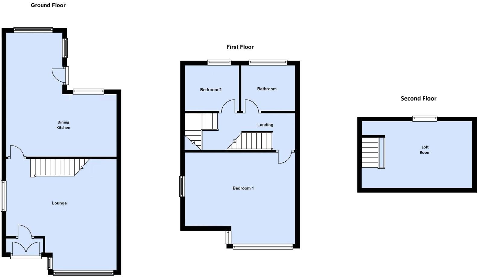 7, Acton Road, Blackpool floorplan
