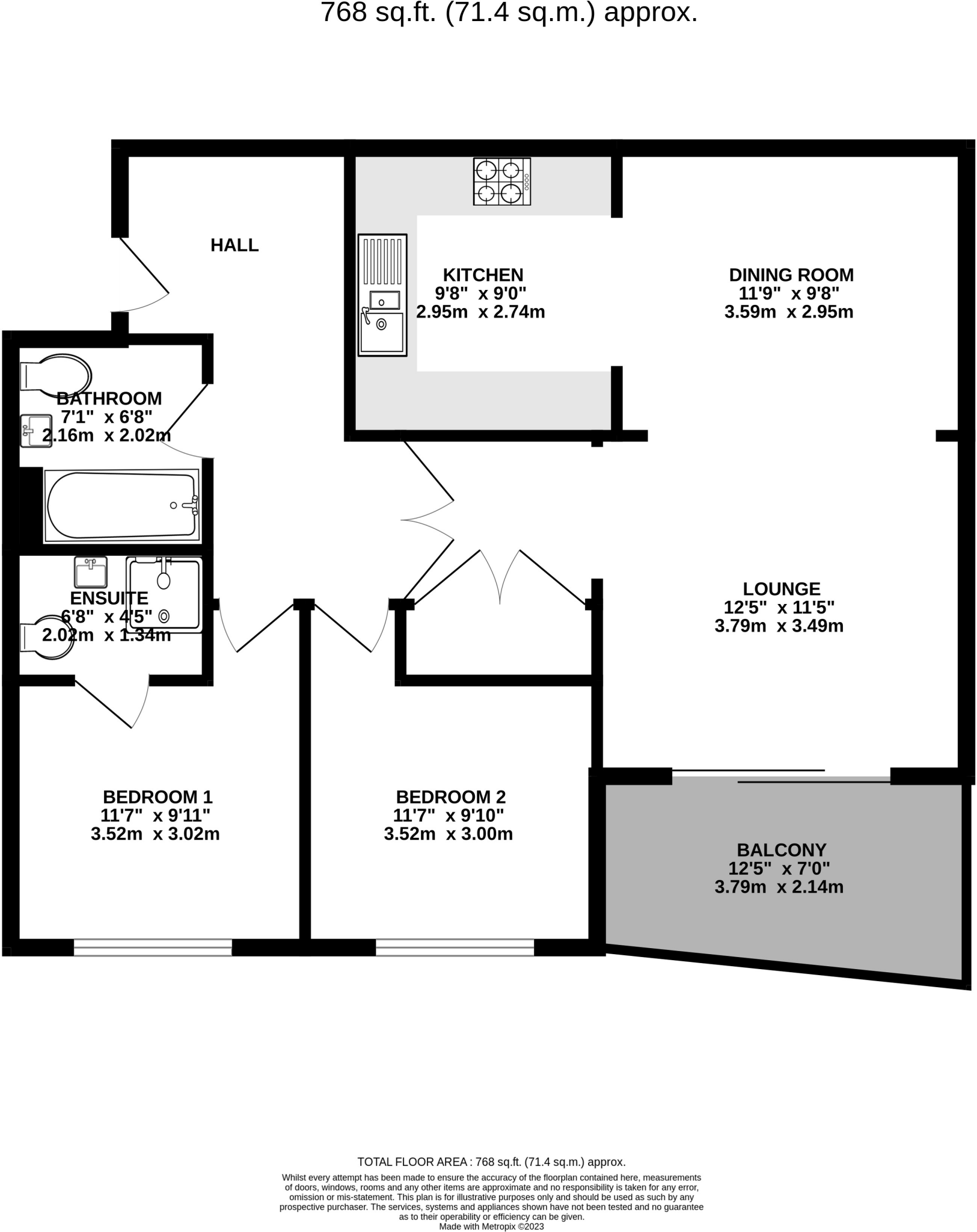 Sonata House, Lock Approach, Port Solent floorplan