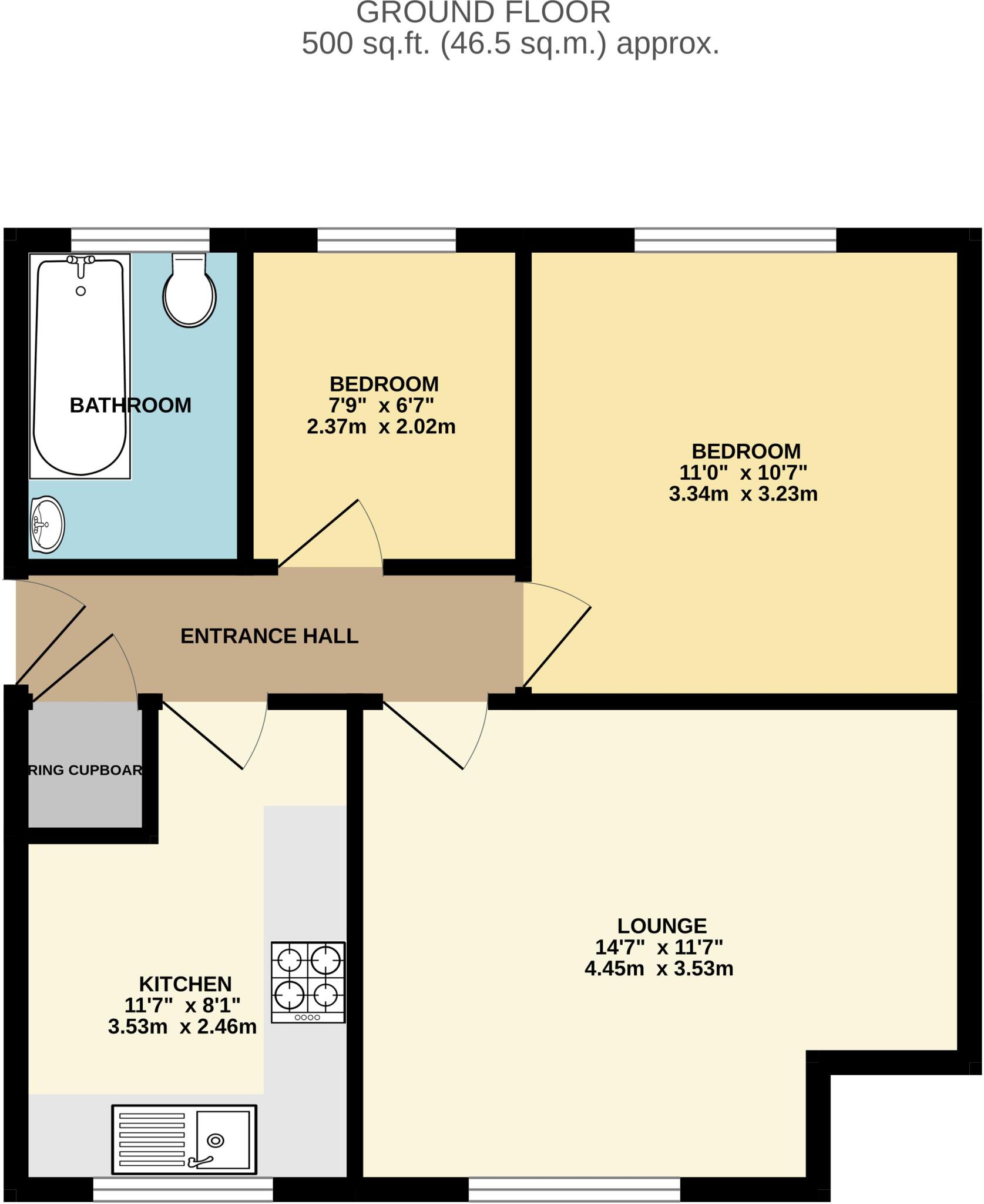 Hodges Way, Cinderford floorplan