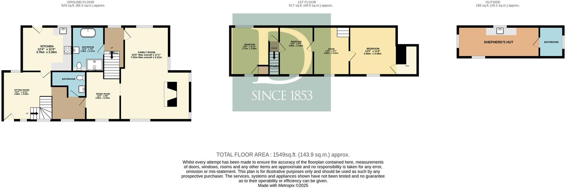 Back Street, Gislingham, Eye floorplan