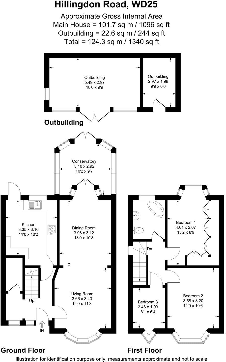 Hillingdon Road, Watford, Hertfordshire, WD25 floorplan