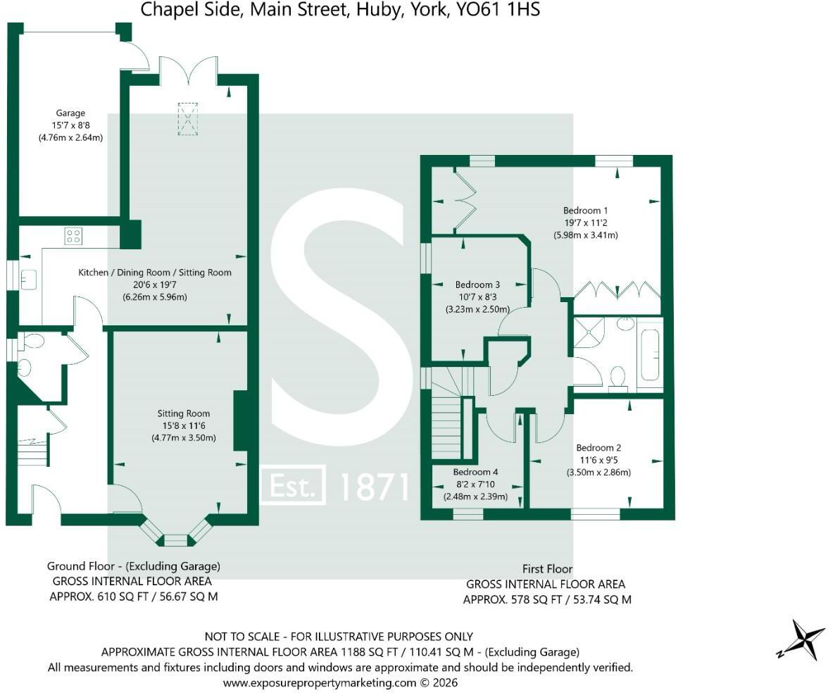 Main Street, Huby floorplan
