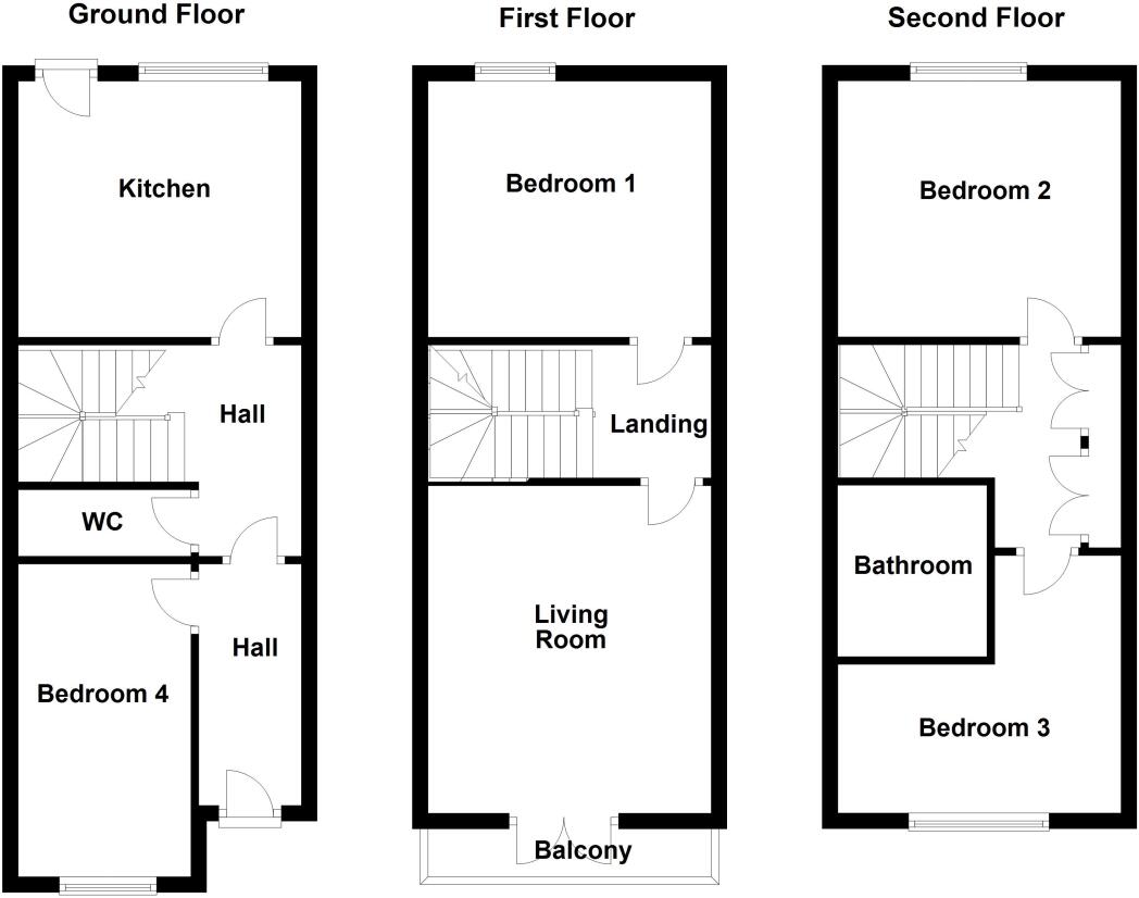Ashgill, Albany, Washington, NE37 floorplan