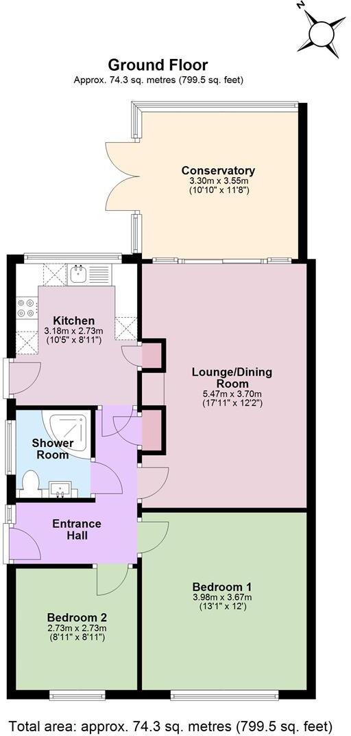 Kimberley Grove, Seasalter, Whitstable floorplan
