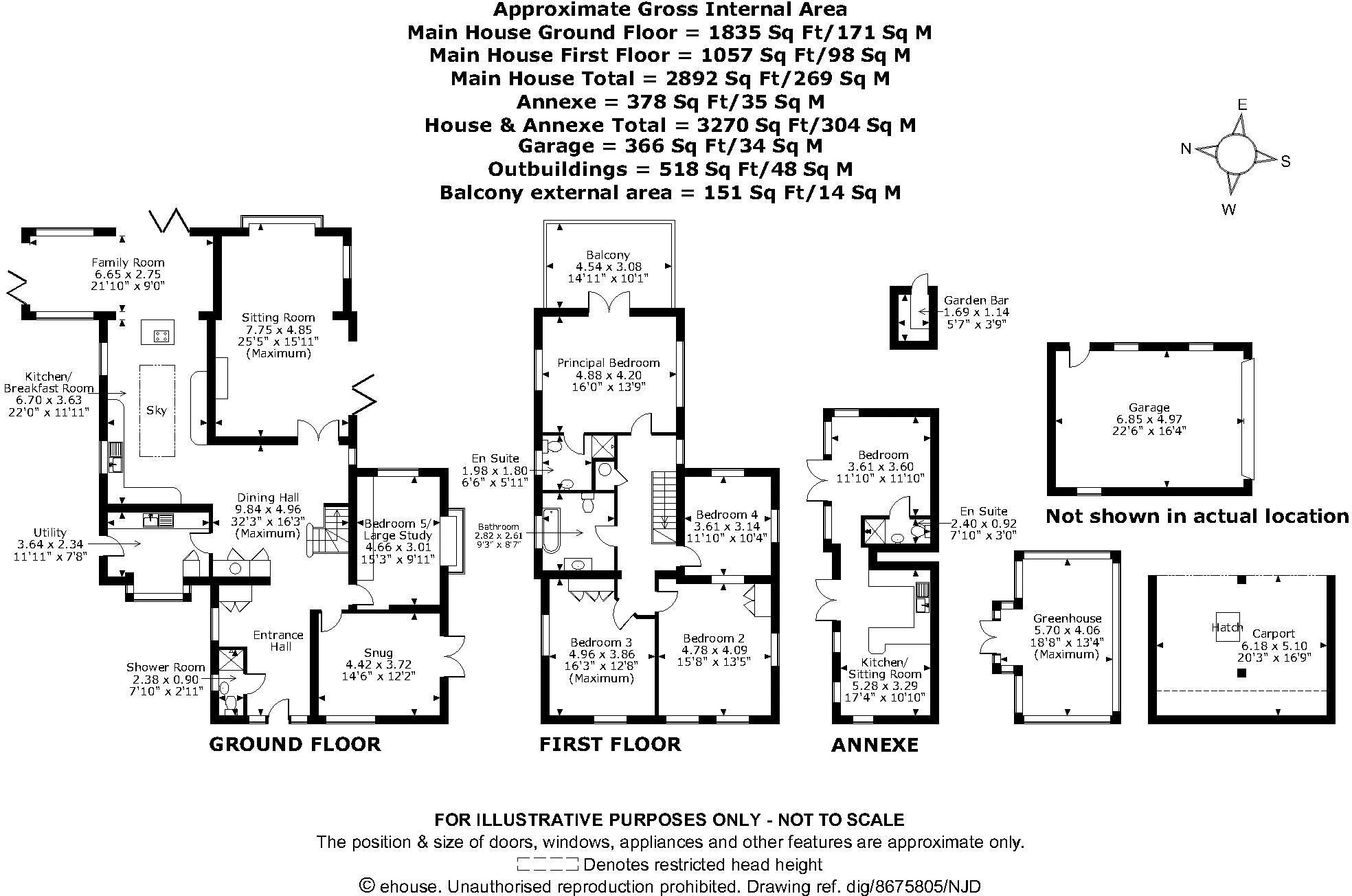 Birches Lane, Gomshall floorplan