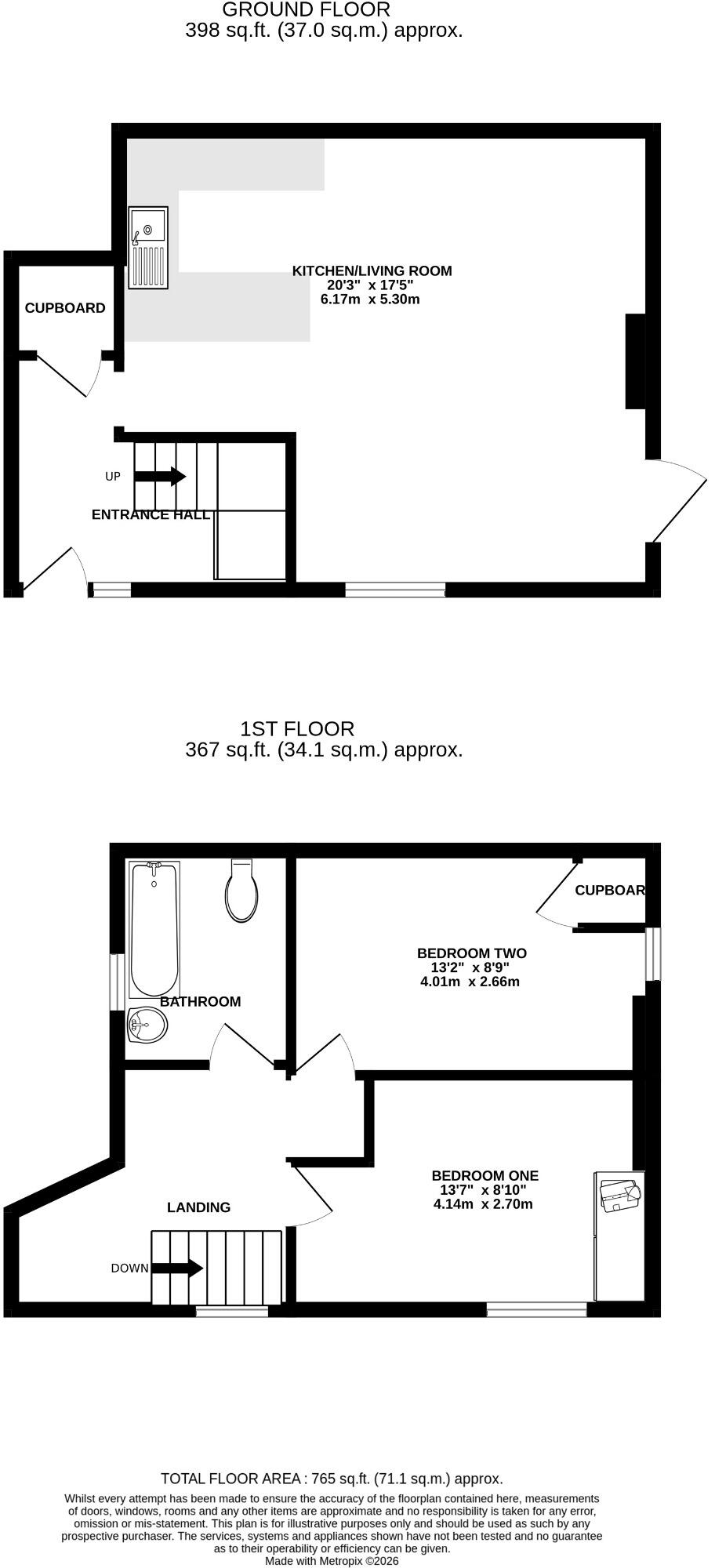 West Street, Fareham floorplan