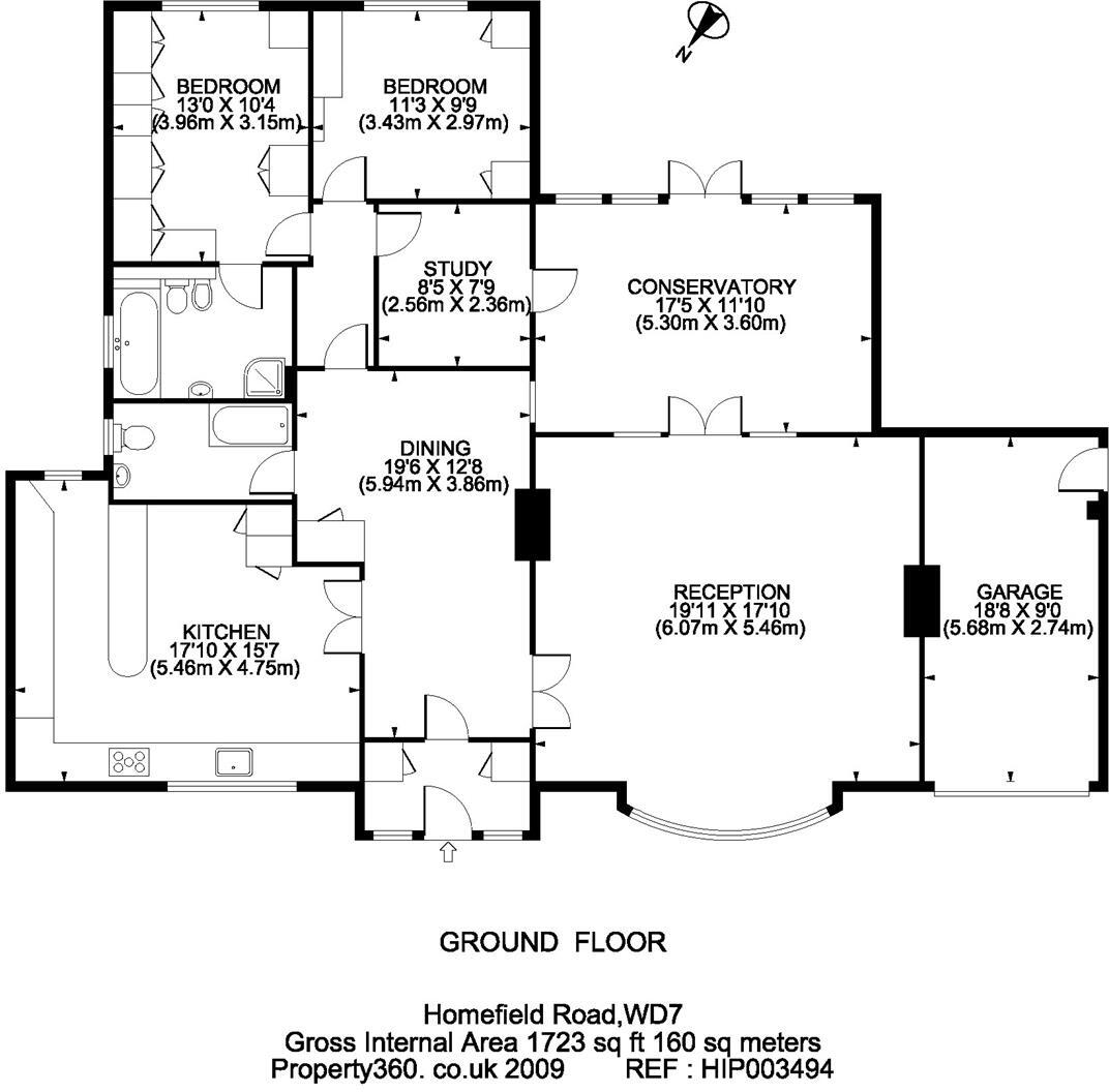 Homefield Road, Radlett floorplan