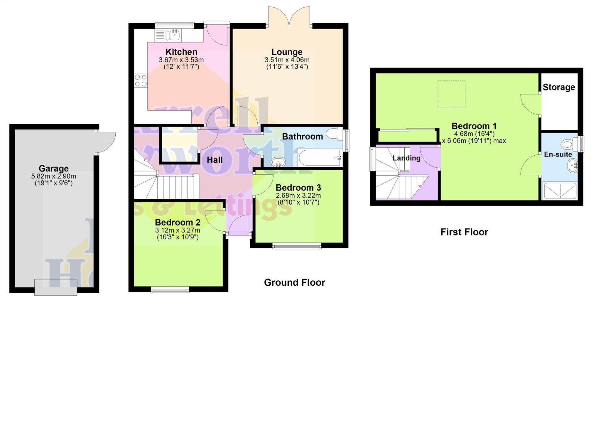Scholars Chase, Inskip, Preston floorplan