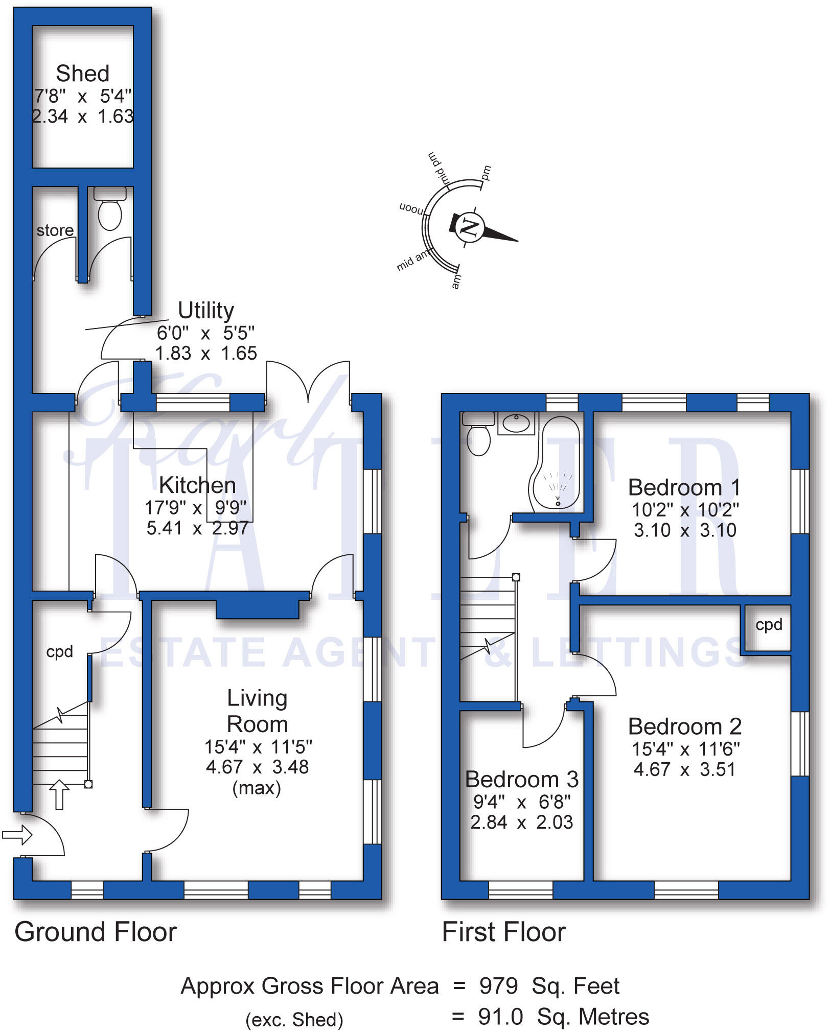 Ganneys Meadow Road, Woodchurch, Wirral floorplan