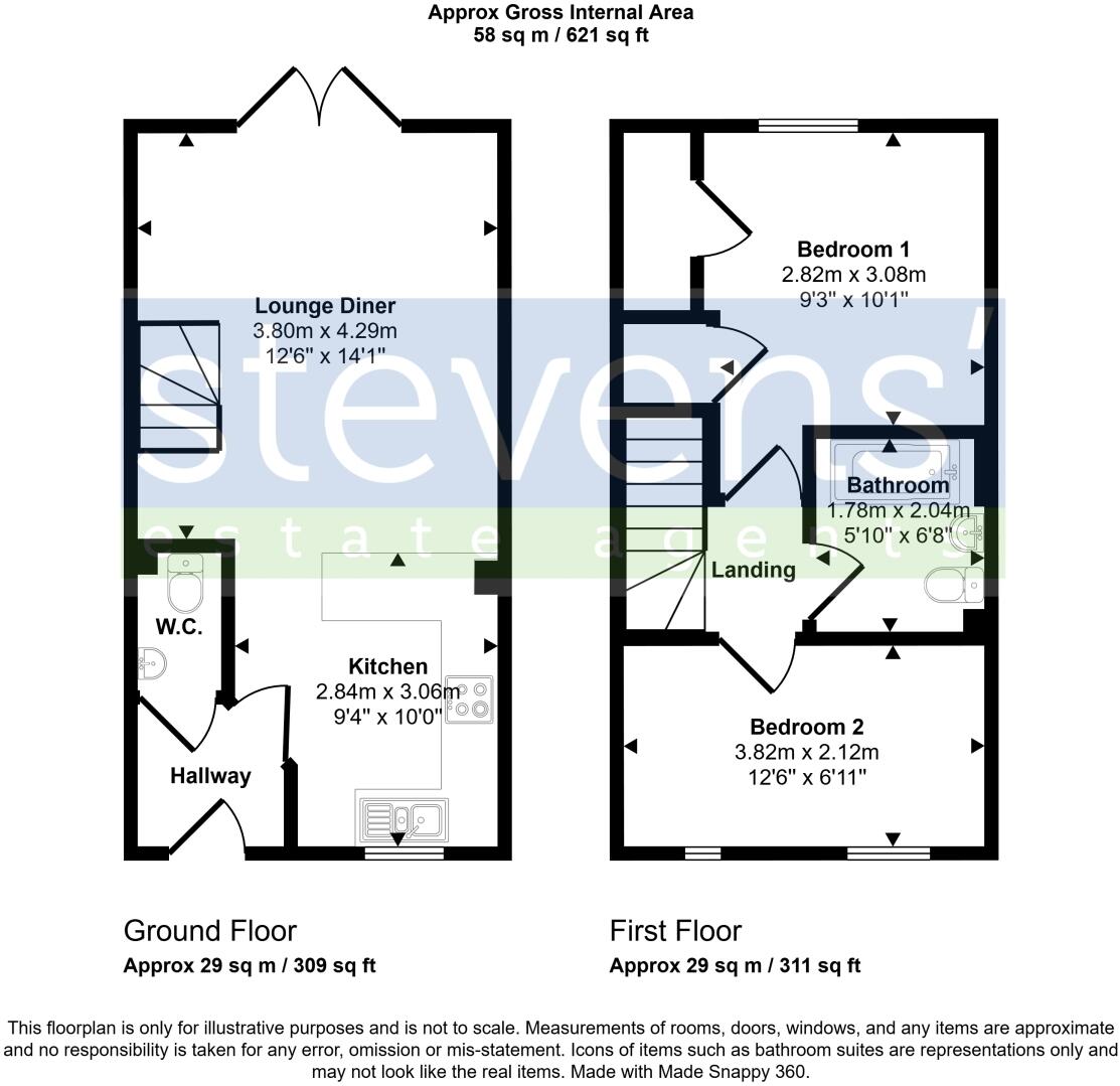 11 Charlottes Lane, Okehampton floorplan