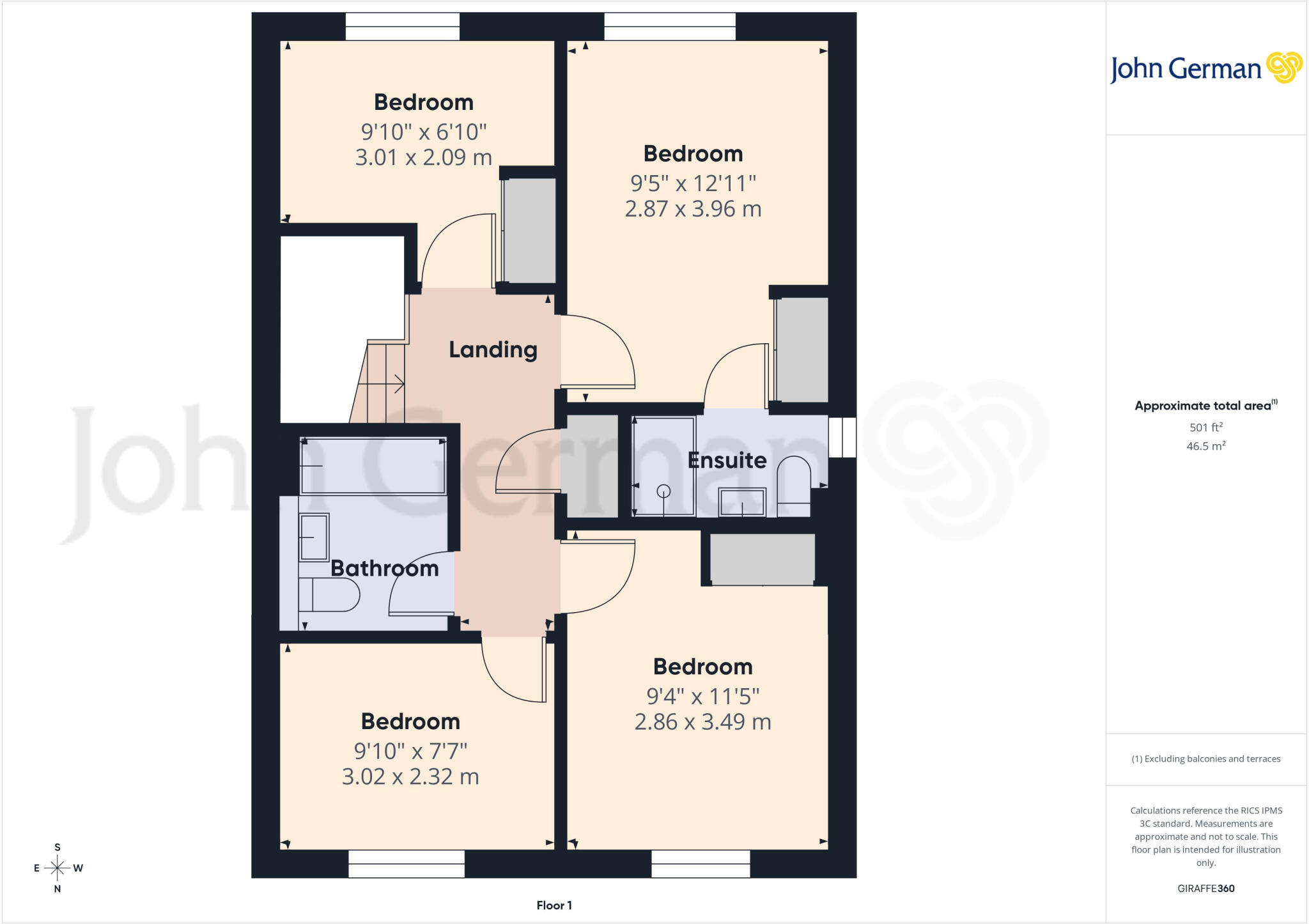 Jersey Drive, Ashby-de-la-Zouch floorplan