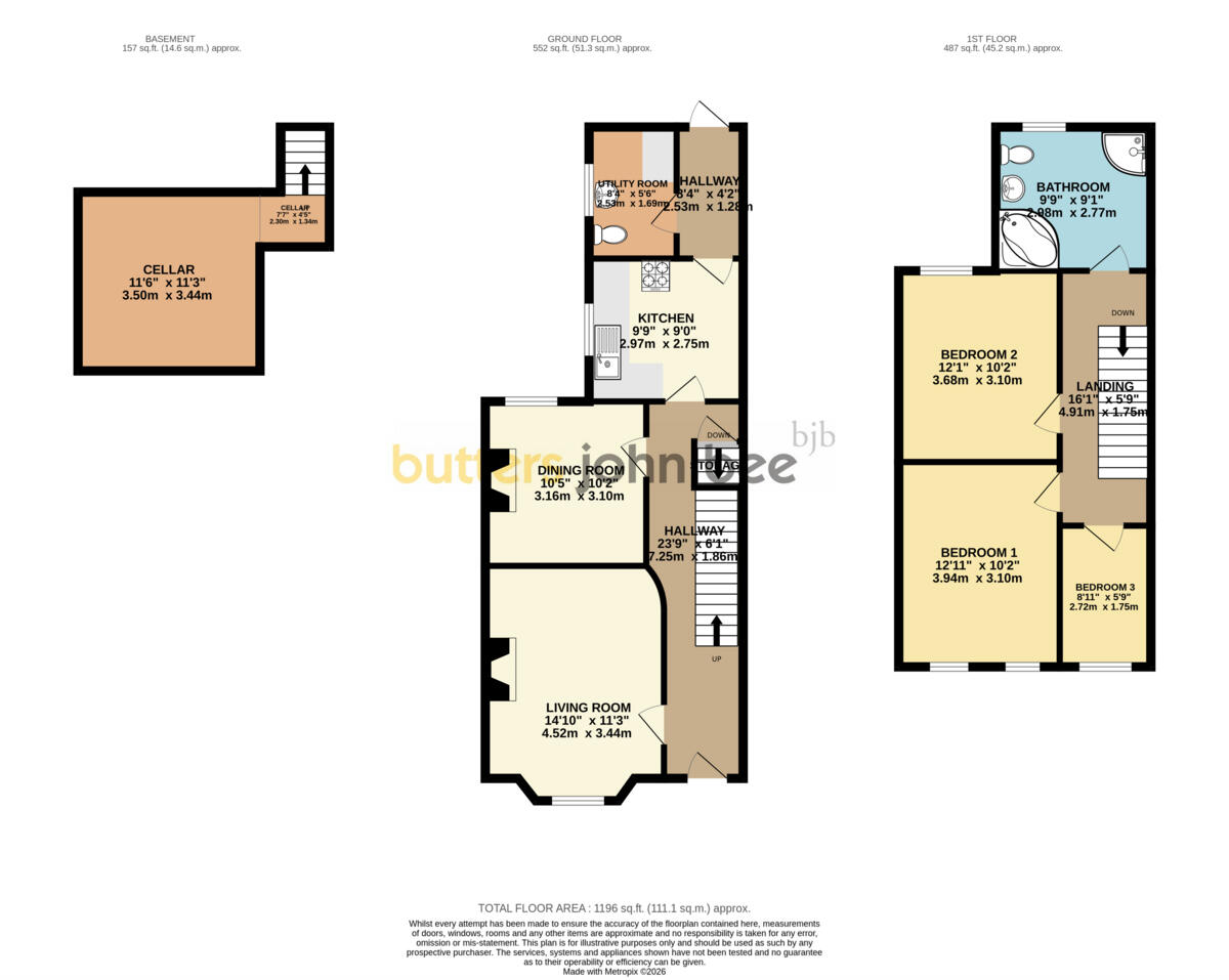 Marston Road, Stafford, ST16 3BY floorplan