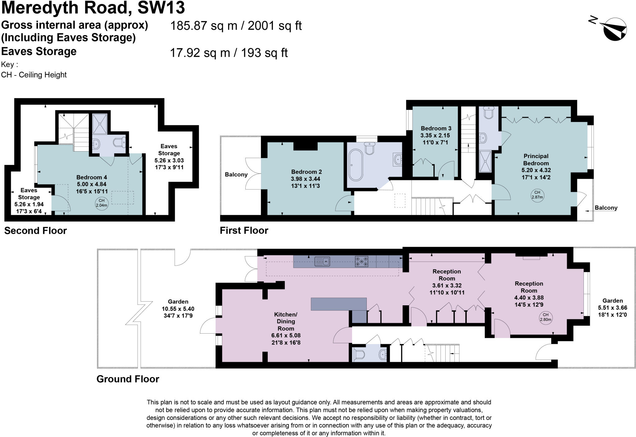 Meredyth Road, Barnes, London, SW13 floorplan