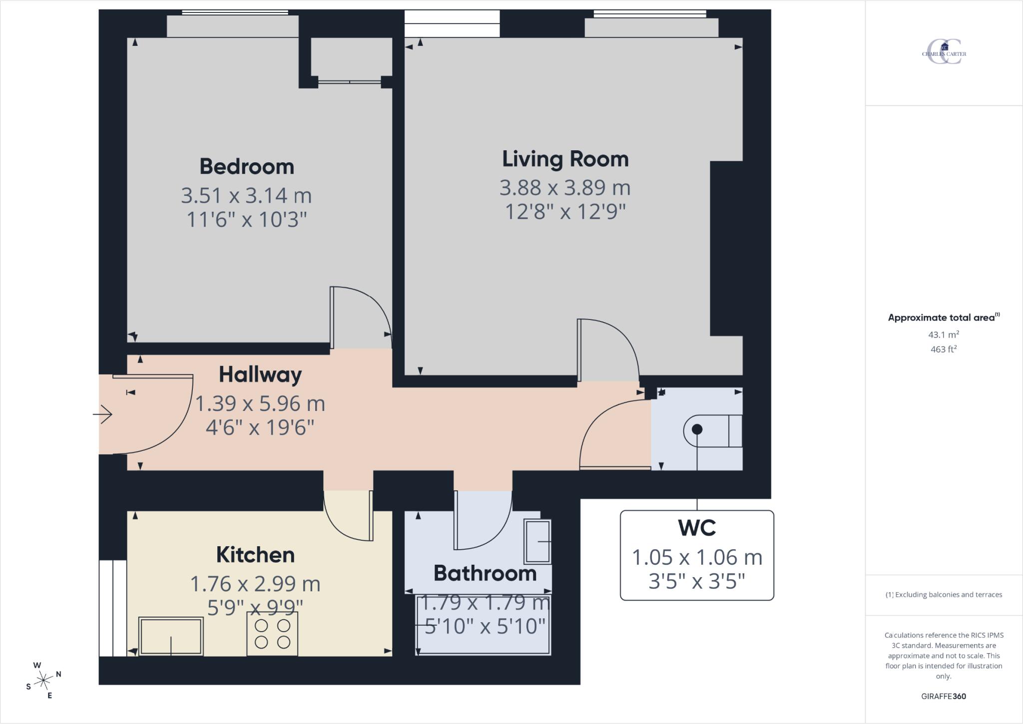 Pittville Lawn, Cheltenham floorplan