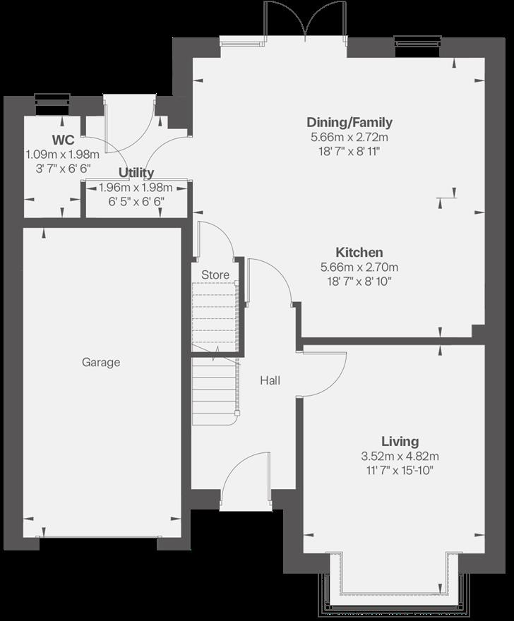 Blackthorn Close, Brailsford, Ashbourne floorplan