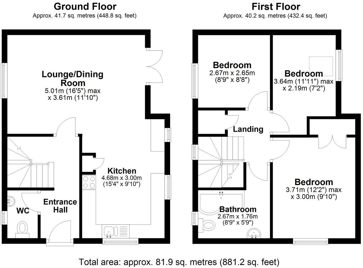 Station Road, Lyminge, Folkestone, CT18 floorplan
