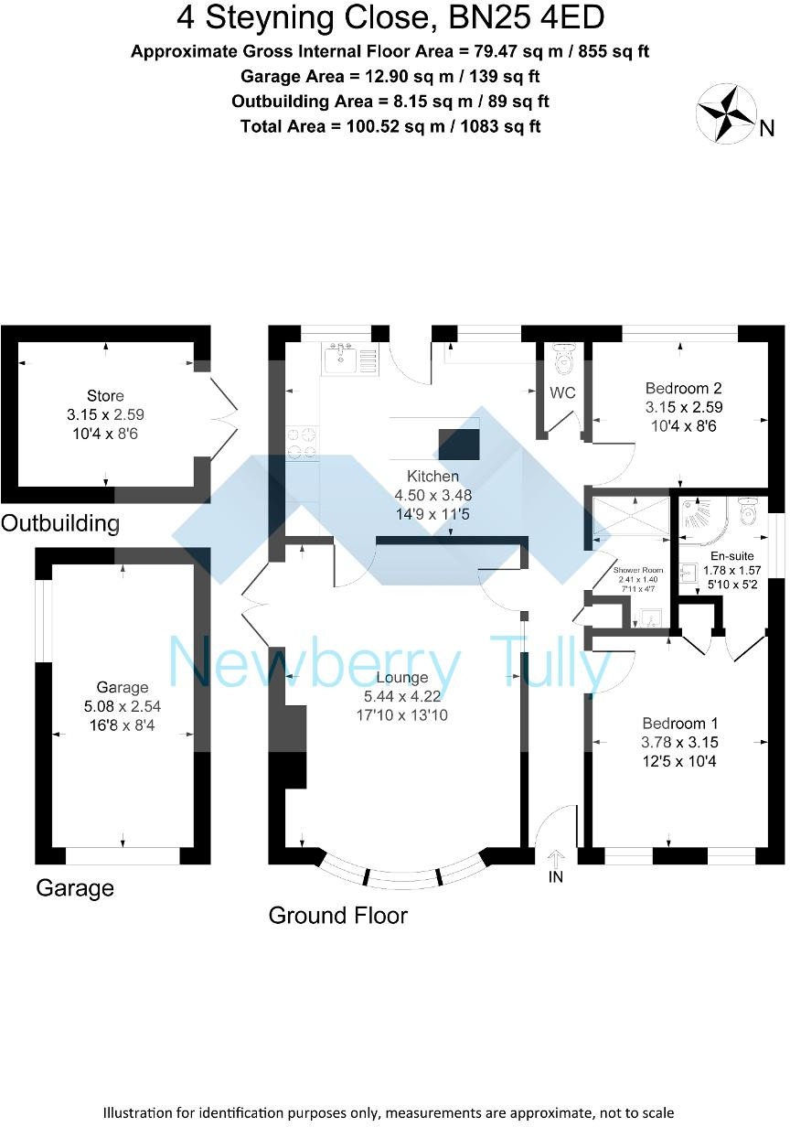 Steyning Close, Seaford, East Sussex, BN25 4ED floorplan