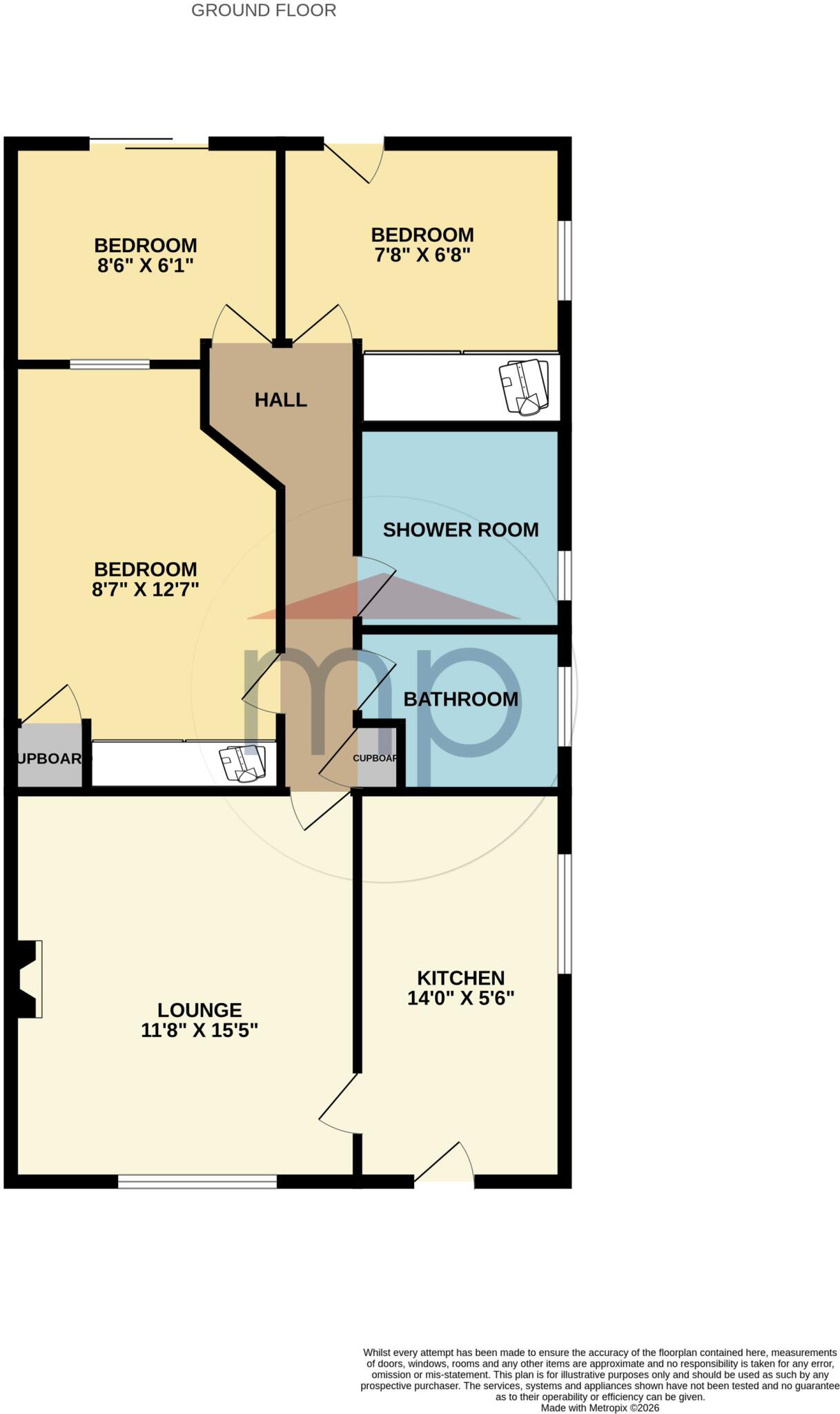 Tyrone Road, Stockton-On-Tees, TS19 floorplan