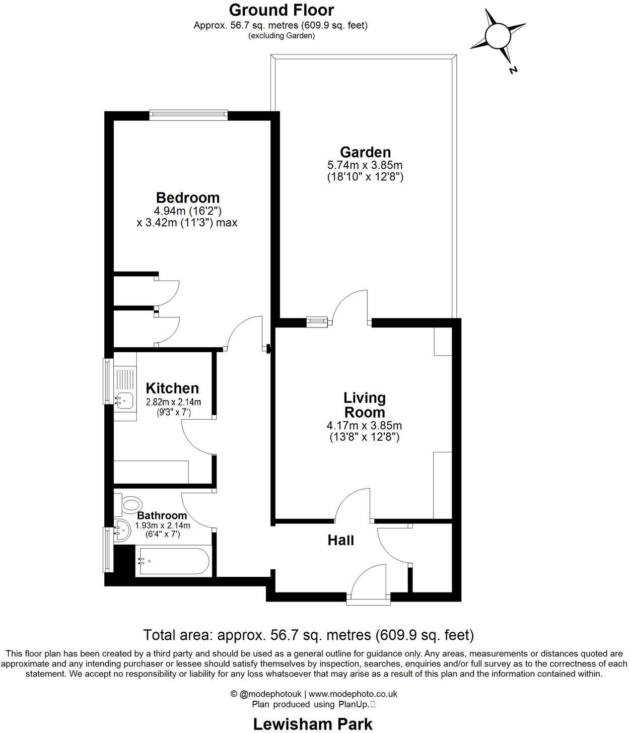 Lewisham Park, London, SE13 floorplan
