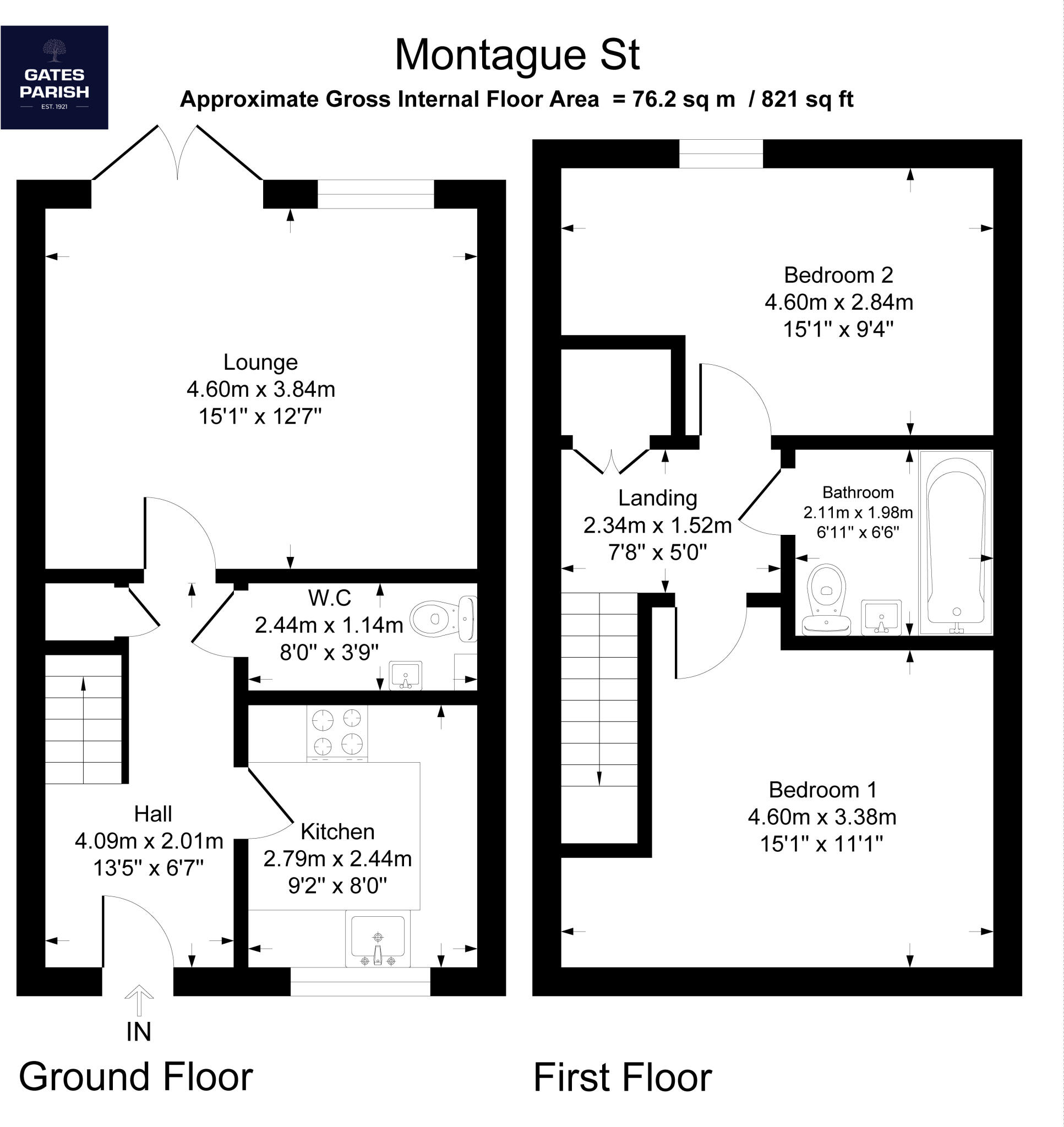 Montague Street, Rainham, RM13 floorplan